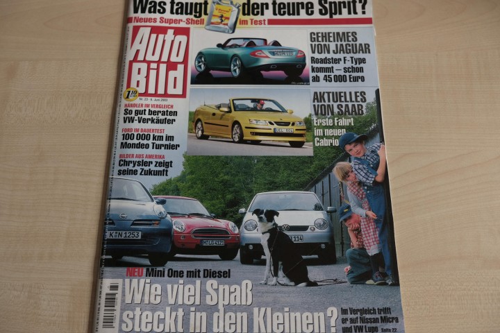 Deckblatt Auto Bild (23/2003)